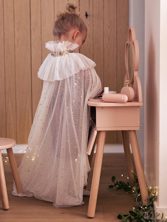 Actual product image Vertbaudet Children's dressing table with accessories, wood FSC® (50.5 x 30.5 x 89 cm)