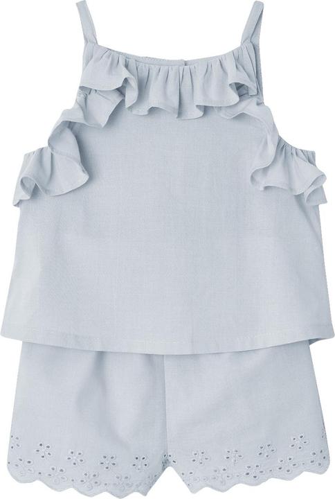 Image du produit Vertbaudet Ensemble bébé fille : chemisier & short (74)