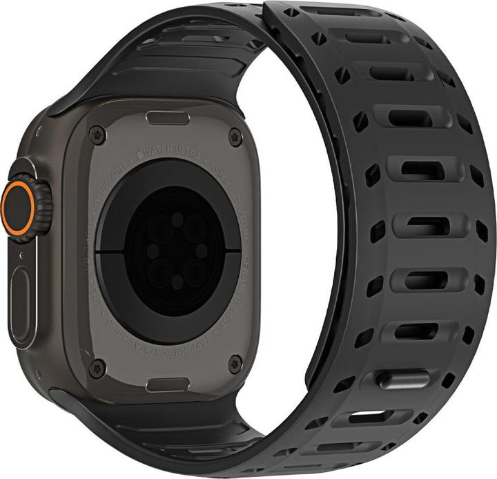 Immagine prodotto Dux Ducis CS Armband (49 mm, 45 mm, 46 mm, 44 mm, 42 mm, Magneti, Silicone, Alluminio, Apple Watch Serie 5, Apple Watch Serie 4, Apple Watch Series 3, Apple Watch Ultra 2, Apple Watch SE (2022/2023), Apple Watch Serie 6, Apple Watch Ultra, Apple Watch Series 10, Apple Watch SE, Apple Watch Series 8, Apple Watch Series 7)