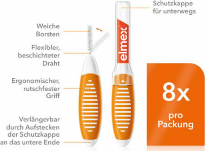 Produktbild Elmex Gelb, Grösse 4 (8 x, 4 mm)