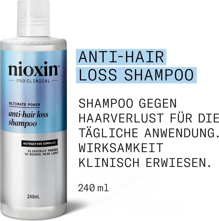 Produktbild Nioxin Anti-Hair Loss (240 ml, Flüssiges Shampoo)