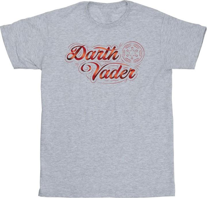 Immagine prodotto Star Wars Obi-Wan Kenobi Darth Vader Ribbon Font Maglietta Uomo (XXL)