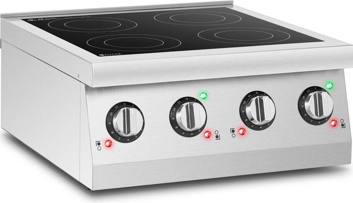 Actual product image Royal Catering Induction Hob - 4 plates - Ø 12 - 26 cm - portable -