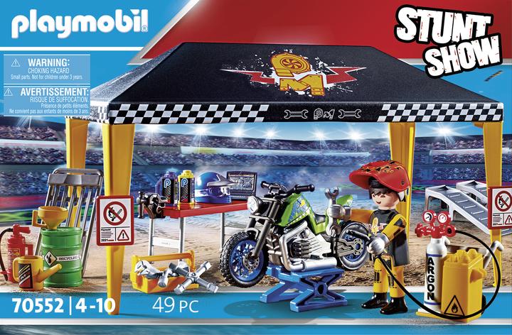 Produktbild Playmobil Stuntshow Werkstattzelt (70552, Playmobil Stuntshow)