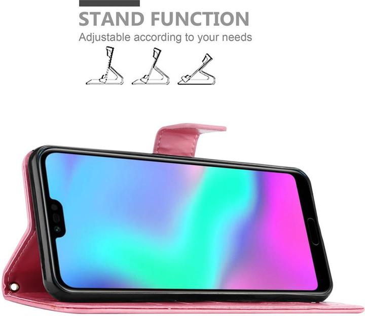 Actual product image Cadorabo Flower Book cover (Honor 10)