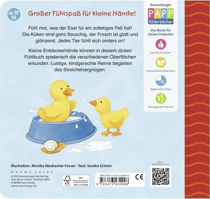Actual product image Ravensburger Tier Fühlbuch (German)