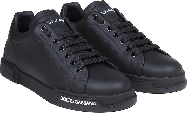 Produktbild Dolce & Gabbana portofino sneakers in black nappa (39)