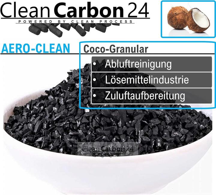 Actual product image Clean Carbon 24 Activated carbon granules AERO-CLEAN