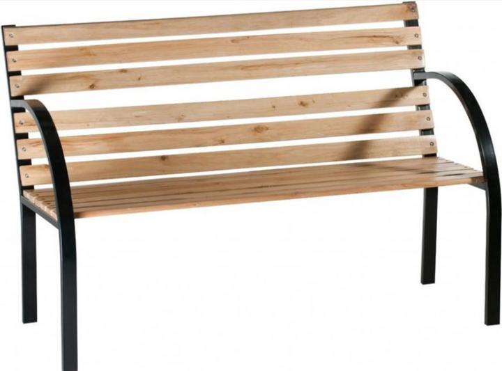 Produktbild Lifetime Gardenbench wood/metal naturel