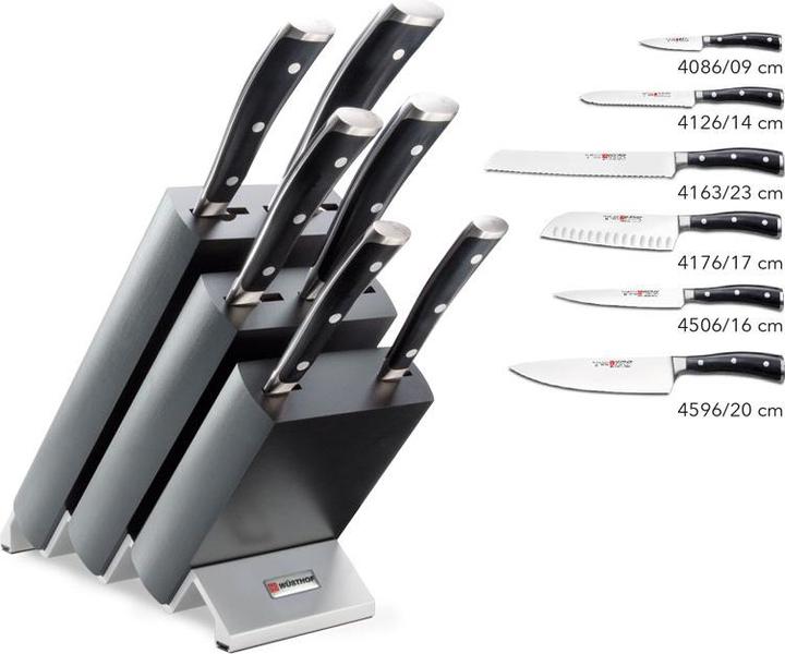 Actual product image Wüsthof Classic Ikon Knife Block with Parts Ash