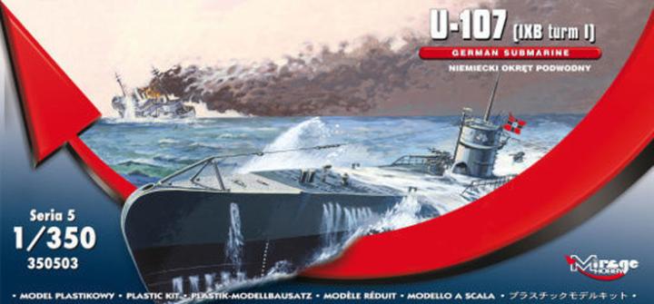 Immagine prodotto Mirage Hobby U-107 (torretta IXB I) Sommergibile tedesco