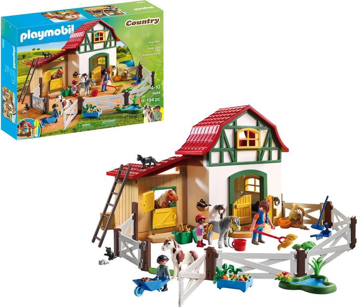 Image du produit Playmobil Ferme de poneys (5684, Playmobil Country)