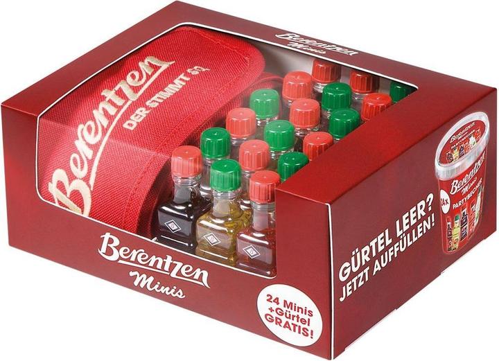 Berentzen Shot Gurt mit Pet Shot Flaschen (24 x 2 cl)