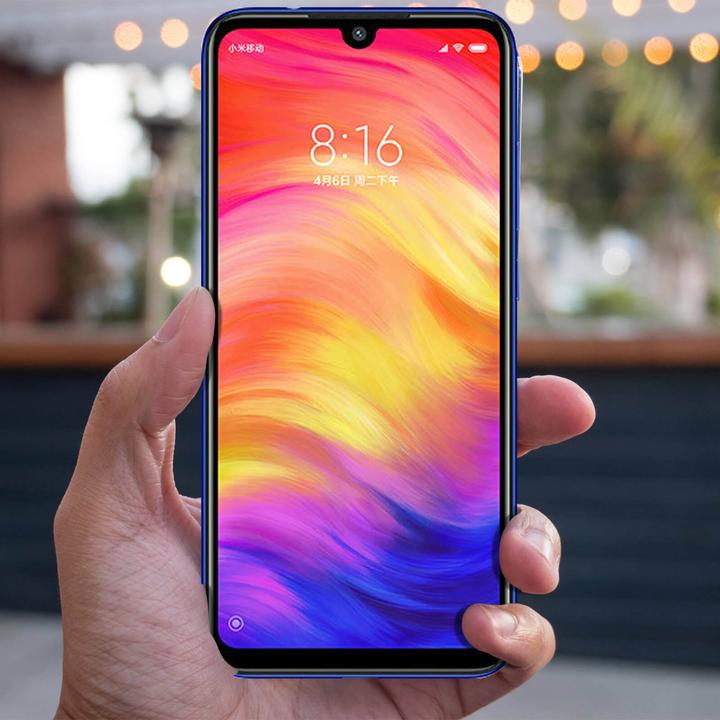 Actual product image Clappio Replacement display Xiaomi Redmi Note 7 compatible, pre-assembled screen - Black (Display, Xiaomi Redmi Note 7)