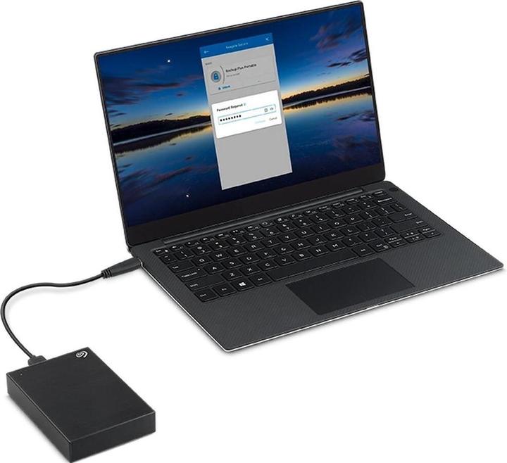 Image du produit Seagate One Touch avec mot de passe 5TB Noir (5 To)