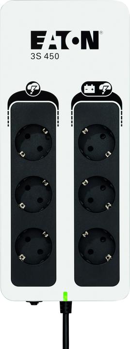 Produktbild Eaton 3S450D Unterbrechungsfreie Stromversorgung (USV) Standby (Offline) 450 VA 270 W 6 AC-Ausgänge (450 VA, 270 W, Standby USV)