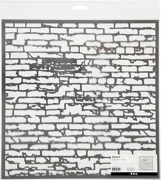 Produktbild Creativ Company Schablone Steinmauer, 30,5x30,5cm
