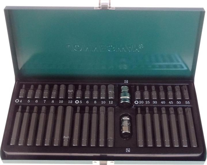 Actual product image Jonnesway Set of 40 bits (hexagon socket,TORX,XZN) - S29H4140S (S29H4140S)