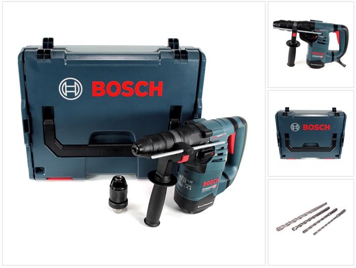 Actual product image Bosch Professional Bosch GBH 3-28 DFR Professional rotary hammer with interchangeable chuck in L-Boxx with 4 pcs. SDS (Electrical connection)