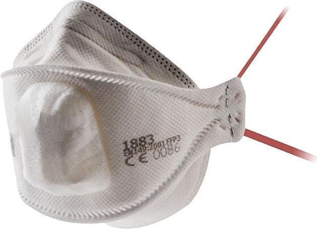 Actual product image 3M Particle mask FFP3 type IIR covered exhalation valve 1883SV+ (FFP3 NR D, 8 x)