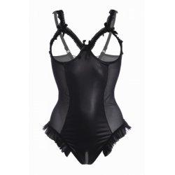Produktbild Christine Le Duc Wetlook Body mit offenem Schritt/Cups Mistique (L)