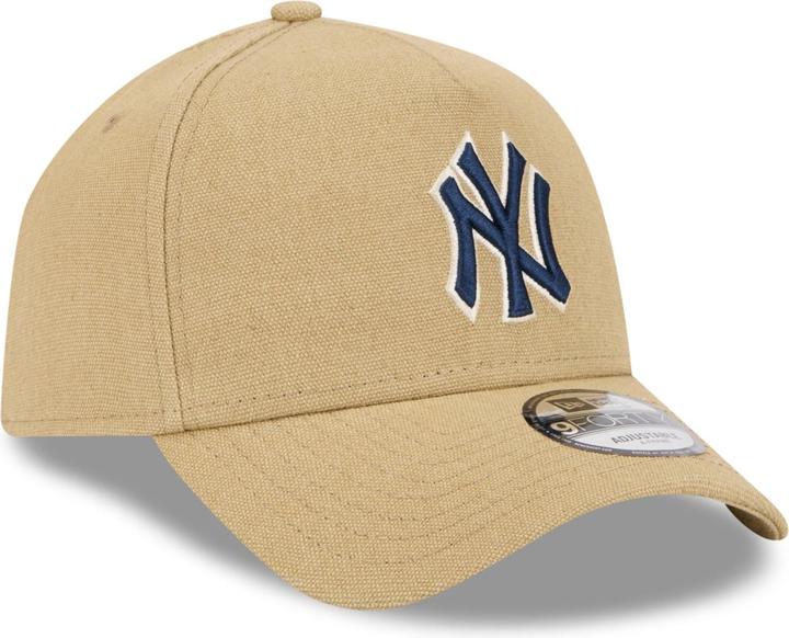 New Era A-Frame Trucker Leinen Cap - New York Yankees beige (One Size)