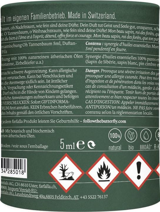 Valori nutrizionali e ingredienti Farfalla Set regalo Oh Albero di Natale Ds