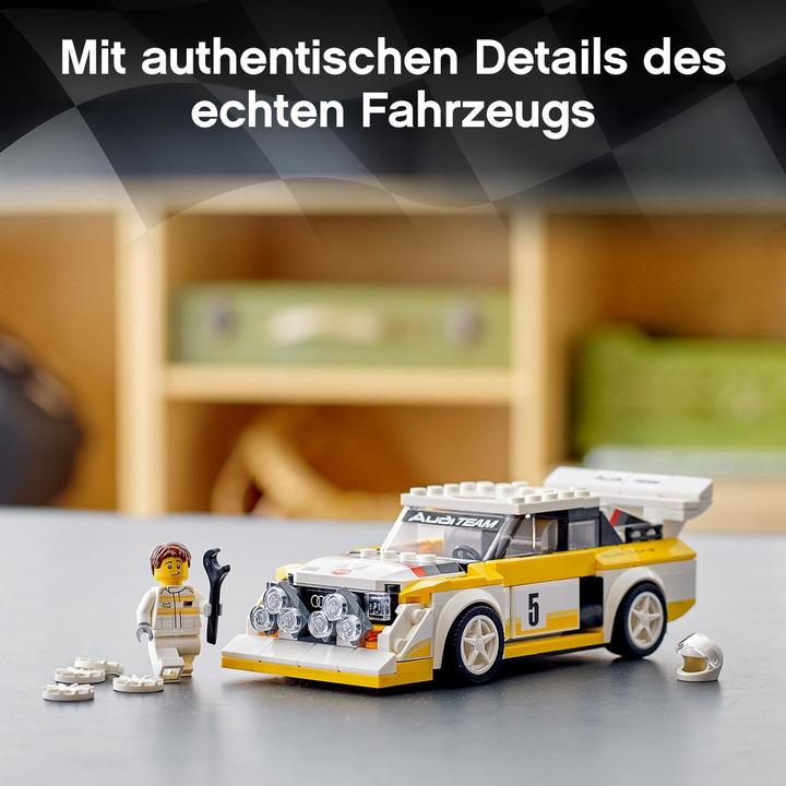 Actual product image LEGO 1985 Audi Sport quattro S1 (76897, LEGO Speed Champions)