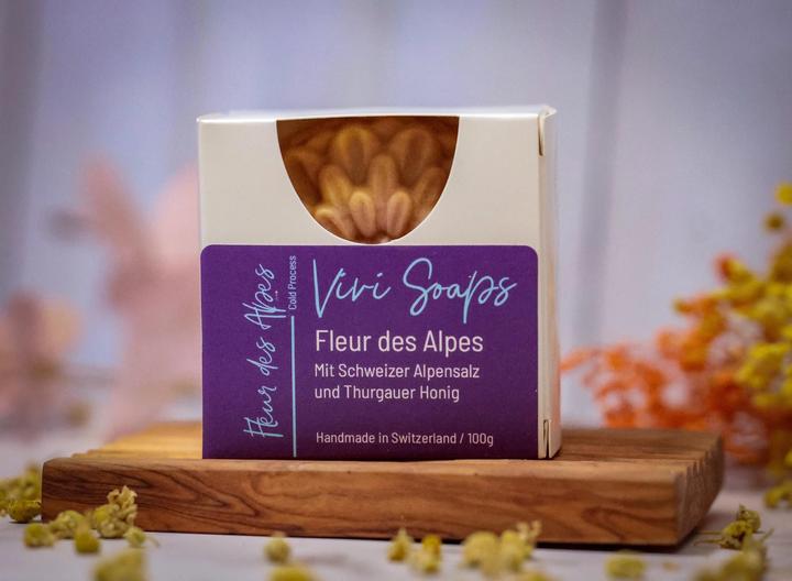 Actual product image Vivi Soaps Fleur des Alpes - Salzseife (Hard soap)