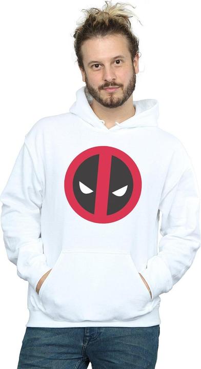 Actual product image Mens Deadpool Large Clean Logo Hoodie (S)