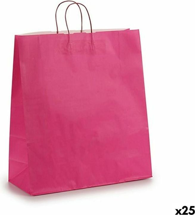 Actual product image Pincello Paper bags pink 16 x 57.5 x 46 cm (25 pieces)