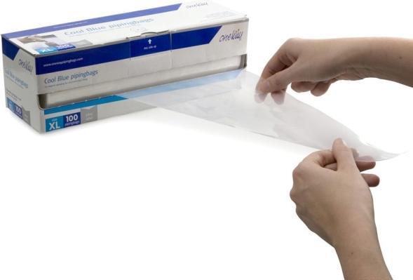 Antalis Spray bag L clear 550x265mm 75my 100pcs/Rl - (100pcs) (Piping bag)