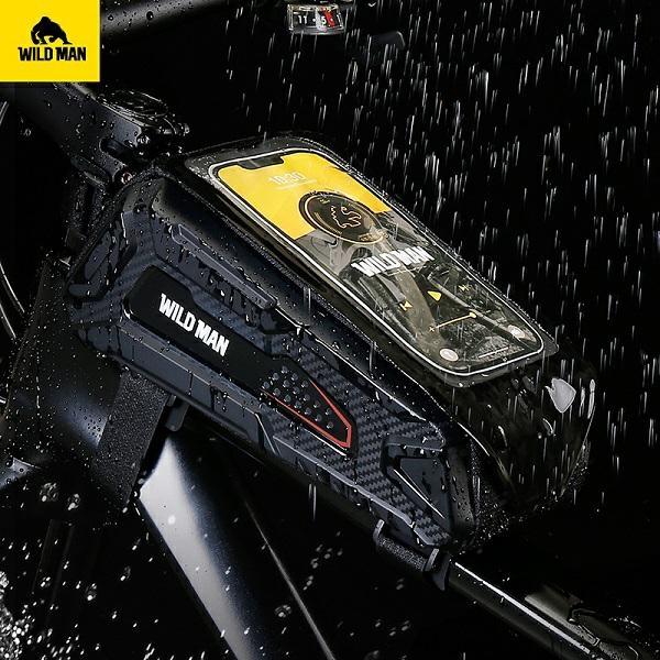 Actual product image Wildman Etui/uchwyt rowerowy M90 sakwa na ramę czarna/black (Luggage carrier bag)