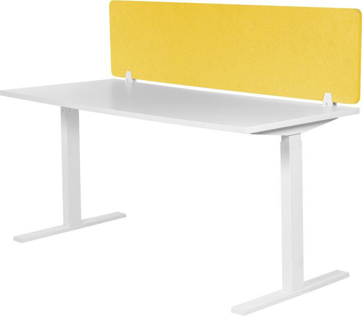 Immagine prodotto Beliani Divisorio per scrivania giallo senape 130 x 40 cm WALLY
