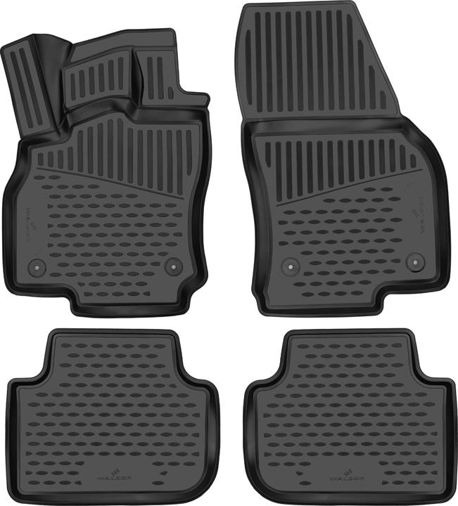 Actual product image Walser Rubber mats XTR for Audi Q3 (F3B) 2018-Today, Audi Q3 Sportback (F3N) 2019-Today (2 front mats + 2 rear mats)