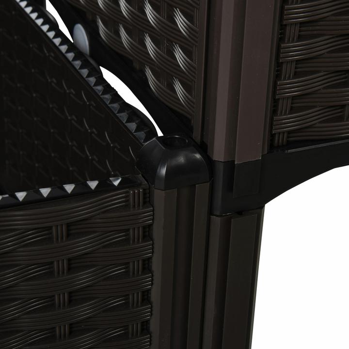 Immagine prodotto Outsunny Letto rialzato a 2 pezzi in look rattan