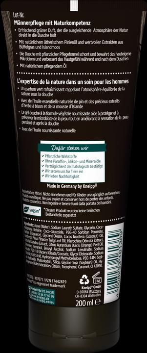 Image du produit Kneipp Shampooing-Douche Sensation de nature (200 ml)