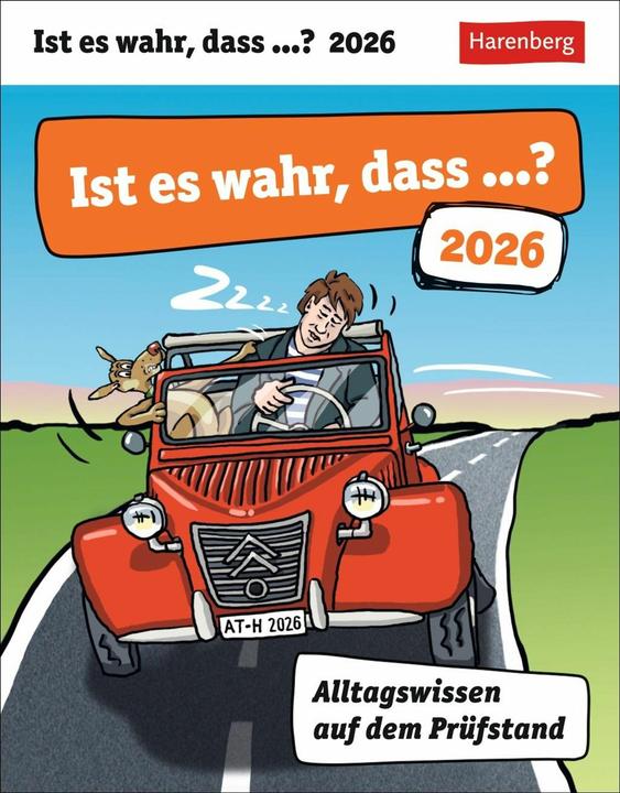 Produktbild Harenberg Ist es wahr, dass...? Tagesabreisskalender 2026 - Alltagswissen auf dem Prüfstand (Deutsch)