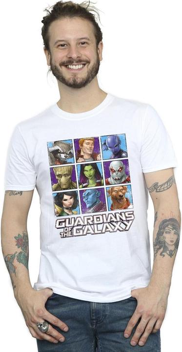 Image du produit Guardians of the Galaxy - T-shirt CHARACTER SQUARES - Homme (3XL)