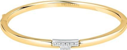 Immagine prodotto Trussardi Bracciale placcato oro massiccio con zirconi T-Logo TJAXC18