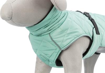 Actual product image Trixie CityStyle Oslo coat, recycled, S, 36 cm, Jade (S, Dog coat)