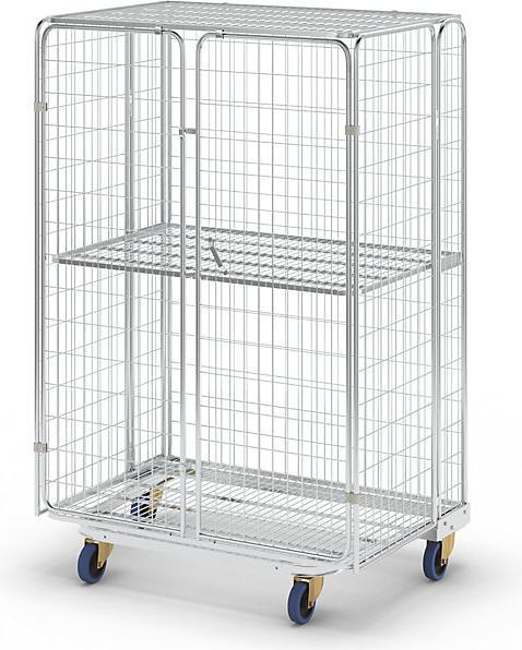 Image du produit kaiserkraft Bac roulant antivol, emboîtable (500 kg)