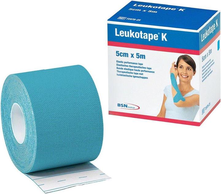 Produktbild BSN Pflasterbinde 5mx5cm blau (5 m)