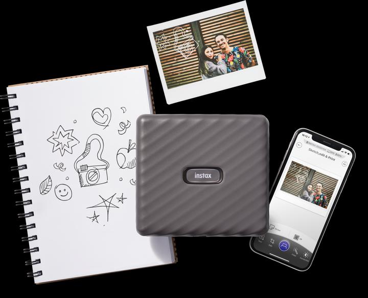 Actual product image Fujifilm Instax LINK WIDE A Gray EX D (Laser, Colour)