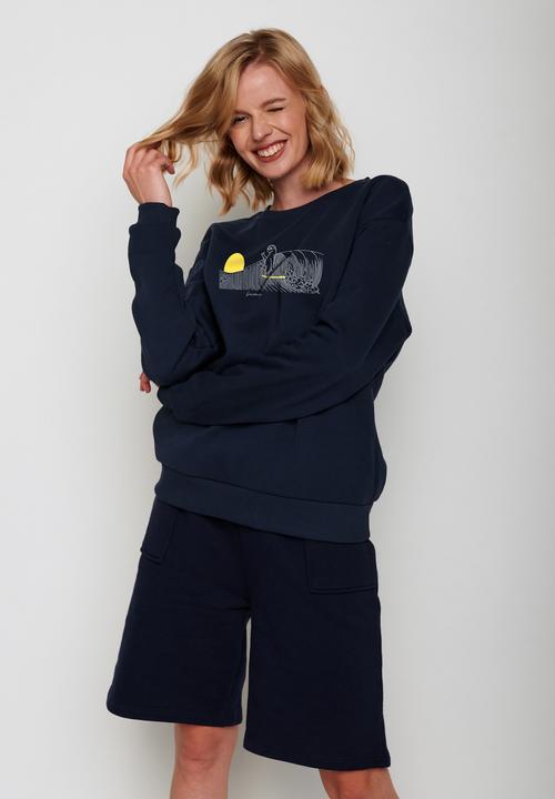 Produktbild Greenbomb Women's Animal Sloth Waves Canty Pullover (XL)