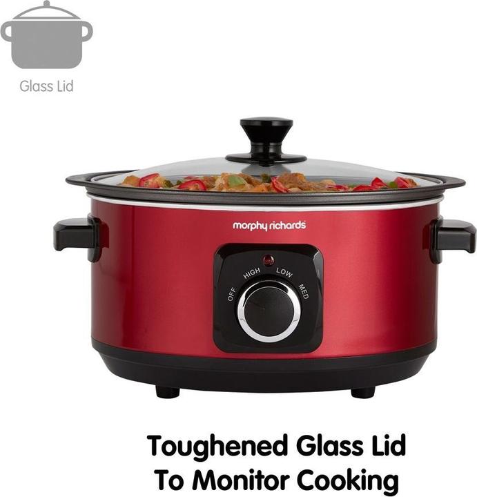 Produktbild Morphy Richards 460014 Wolnowar czerwony