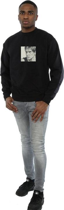 Actual product image Star Wars Mens Han Solo Drawing Sweatshirt (XXL)