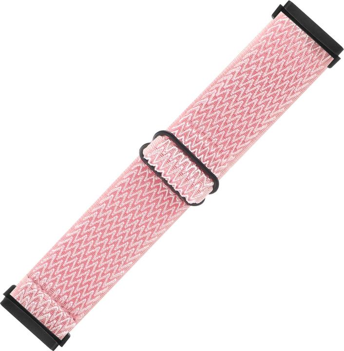 Produktbild Cover-Discount Fitbit Versa 4 / Sense 2 - Nylon Ersatzarmband rosa (Nylon)