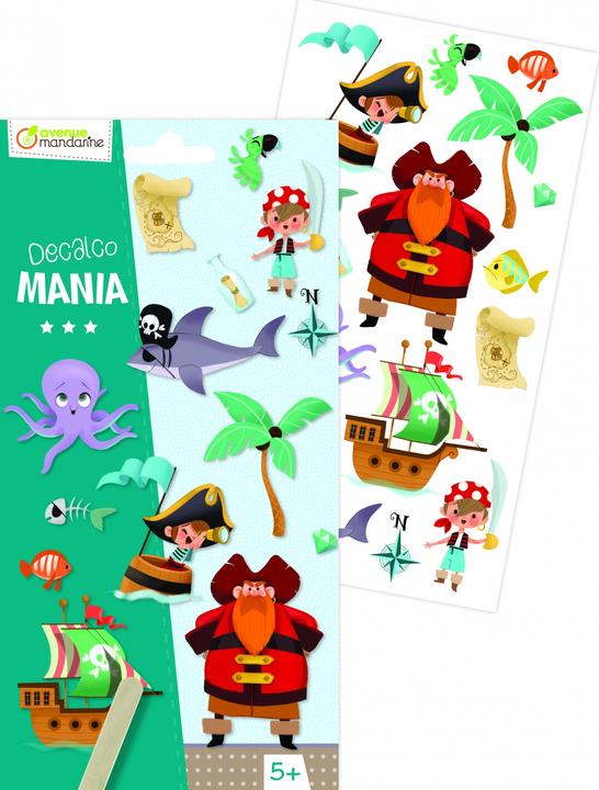 Image du produit Avenue Mandarine Decalco' Mania, Pirates -
