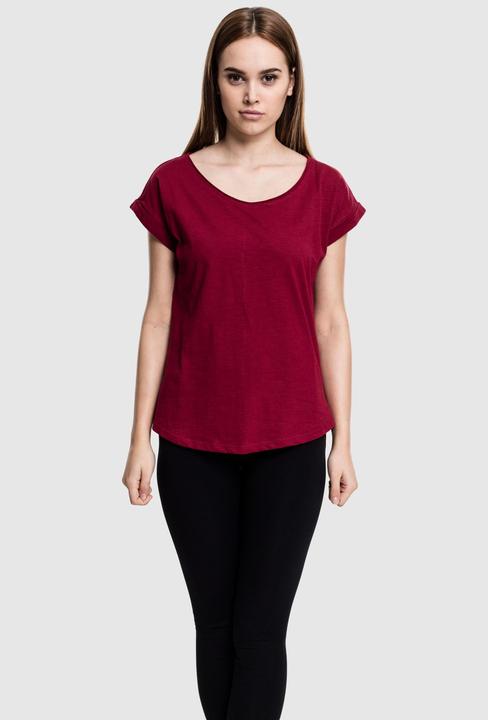 Image du produit Urban Classics Ladies Long Back Shaped Slub Tee (S)